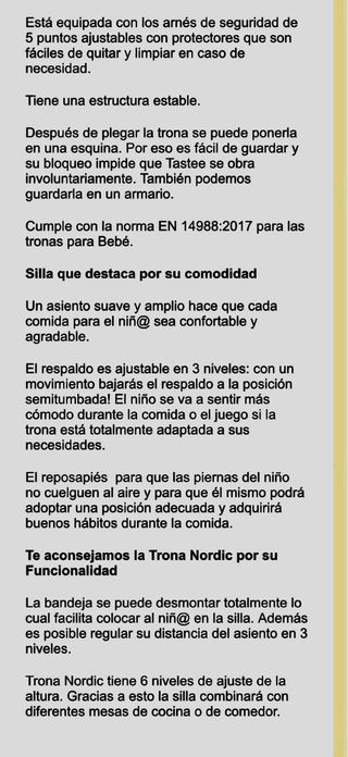 Trona en buen estado