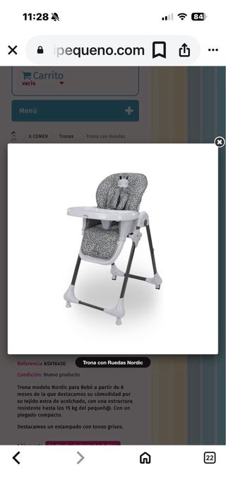 Trona en buen estado