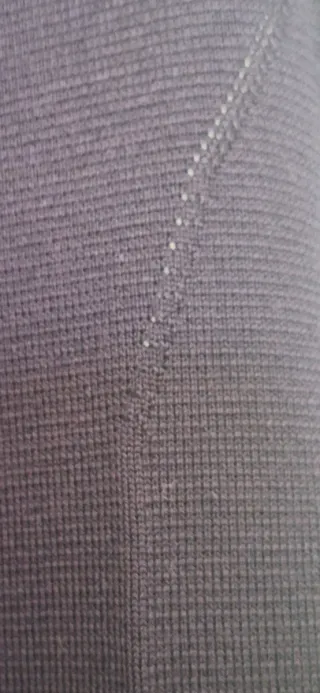 Gilet blu notte pura lana