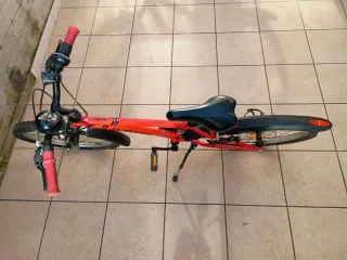 Bicicletta Btwin Bambino 20 Pollici Rossa