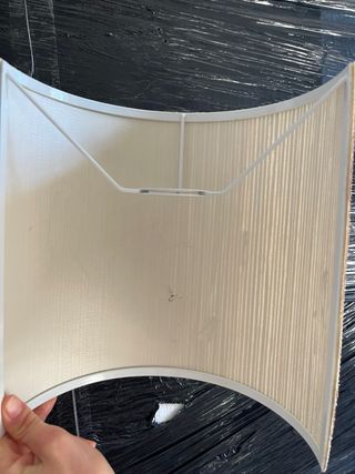 Lámparas de pared bambú/ratán sin usar