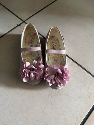 Scarpette bimba con fiore