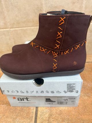 Botines The Art Company Mujer Marrones