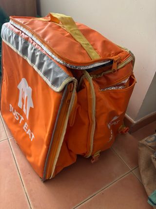 Mochila Just Eat Naranja