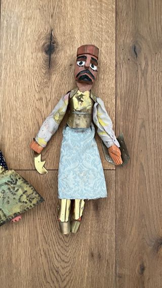 Figuras decorativas guerreros otomanos artesanales