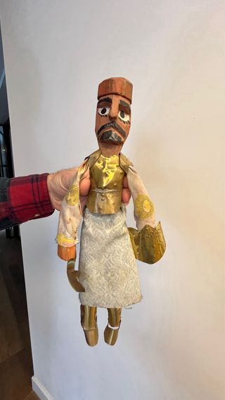 Figuras decorativas guerreros otomanos artesanales