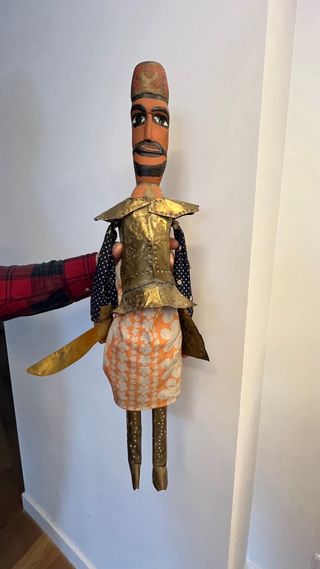 Figuras decorativas guerreros otomanos artesanales