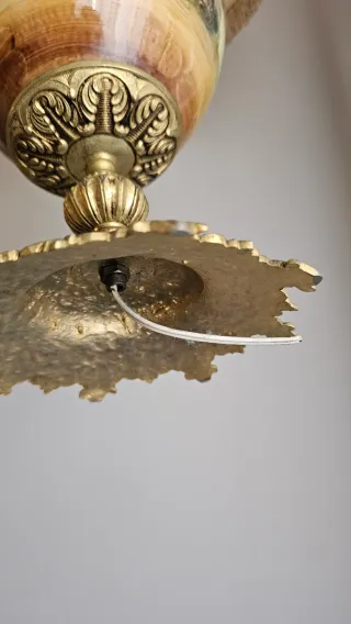 Pareja de lámpara de mesa antigua