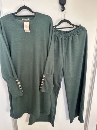 Conjunto mujer verde talla única