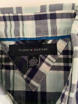 Camisa Tommy Hilfiger manga corta cuadros