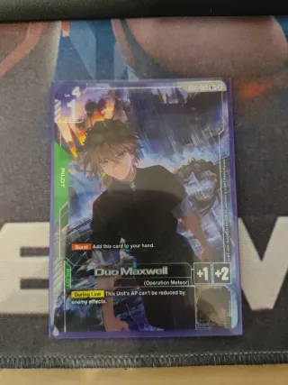 Duo Maxwell R+ Gundam TCG Carta