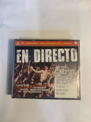 3 CDs El concierto mas grande del mundo Directos