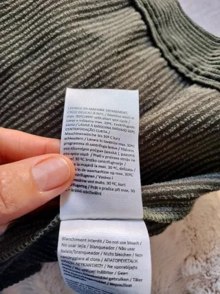 Sobrecamisa pana verde Coline Talla M