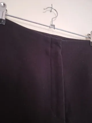 Pantalón Mango Talla 42 BootCut Negro