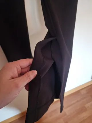 Pantalón Mango Talla 42 BootCut Negro