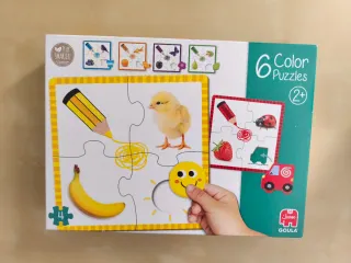 Puzzle Goula 6 Puzzles Colores 2+
