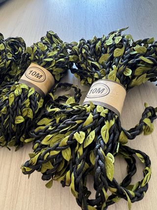 Corda con foglie verdi 10M per un totale di 40M