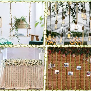 Corda con foglie verdi 10M per un totale di 40M