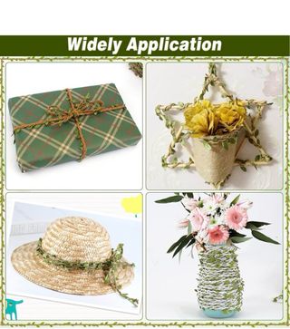 Corda con foglie verdi 10M per un totale di 40M