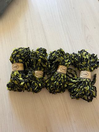 Corda con foglie verdi 10M per un totale di 40M