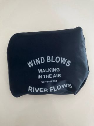 Bolsa de viaje plegable azul