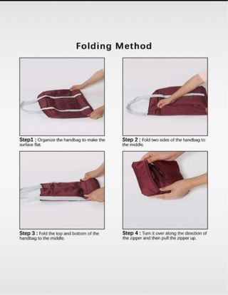 Bolsa de viaje plegable azul