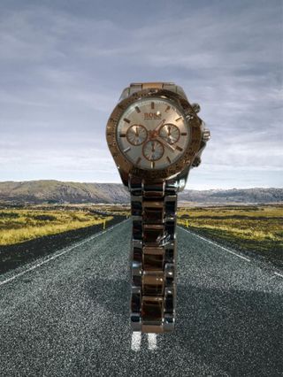 Reloj Boss Cronógrafo oro/plata esfera NUEVO