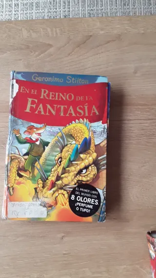 Tres libros de Gerónimo Stilton.