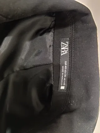Traje de vestir Zara negro