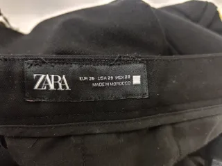 Traje de vestir Zara negro