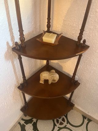 Estantería Esquinera y estanteria pared a conjunto