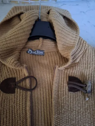 Cappotto Bon Ton Lana Donna Marrone