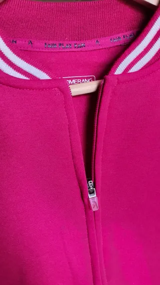 Chaqueta bomber color Fucsia  talla 16