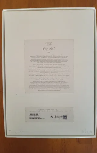 Caja iPad Air 2 16GB