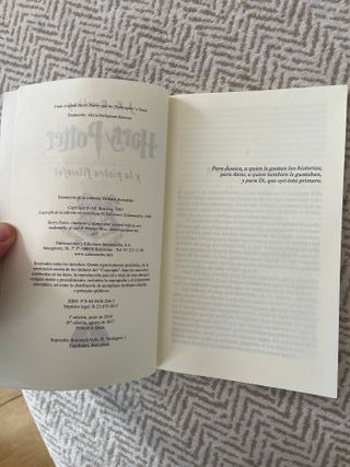 Libro Harry Potter y la piedra filosofal