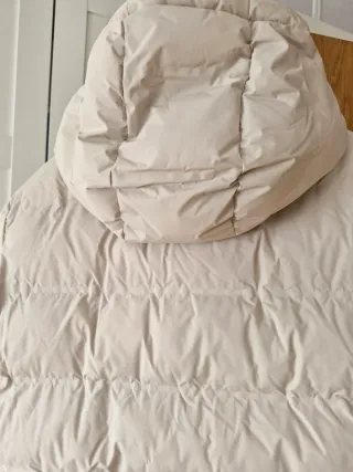 Abrigo plumas beige Mango.  Usado solo 1 día.