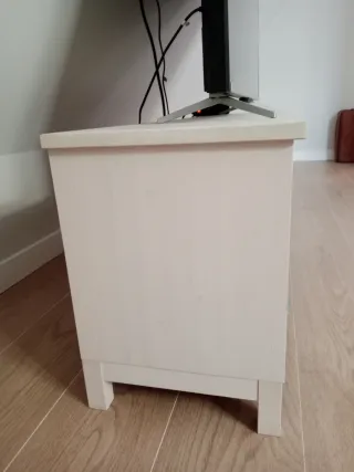 Mueble TV madera blanco