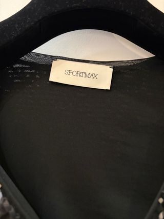 Abito Sportmax nero paillettes