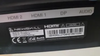 Monitor Curvo New Skill 240Hz 1080p Schermo rotto