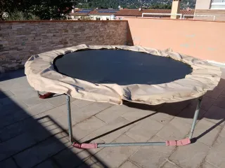 Cama elástica 360 con red de seguridad