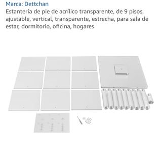 Estantería metacrilato transparente moderna