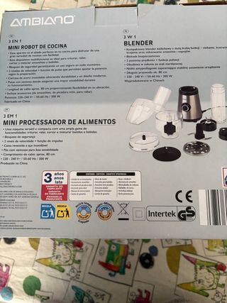 Mini robot cocina Ambiano 3 en 1