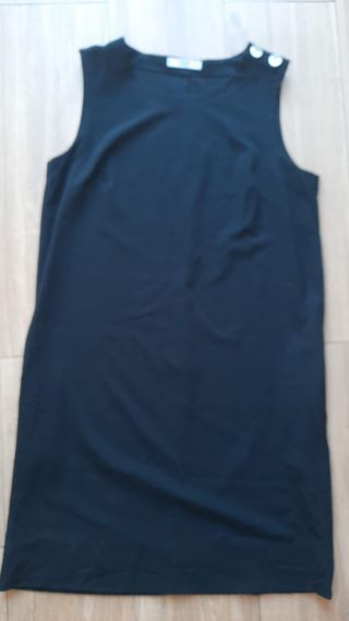 Vestido Negro Mango Talla M