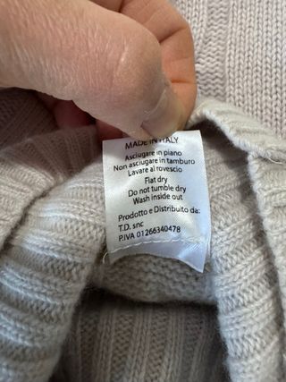 Dolcevita misto Cashmere e Lana a Trecce