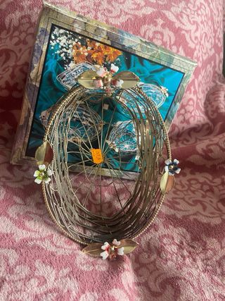 Cesta ovalada panera o frutas de alpaca