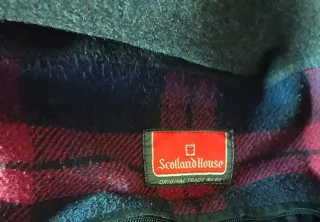 Cappotto Scotland House Grigio/Rosso