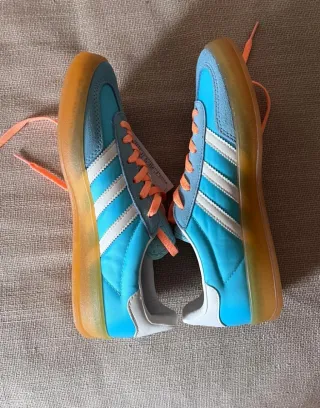 Deportivas Adidas Mujer Talla 38 Azul/Naranja