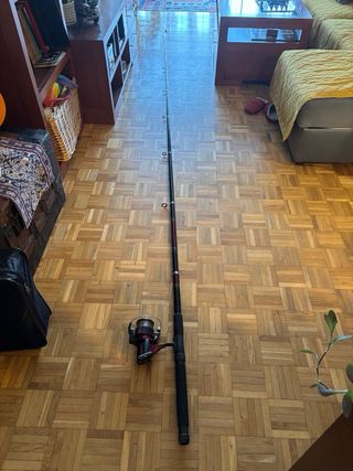 Caña de pescar telescópica