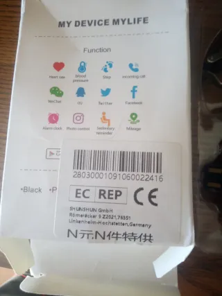 Smart Bracelet Negro