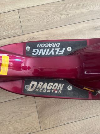 Patín Eléctrico vintage Flying Dragon Rojo